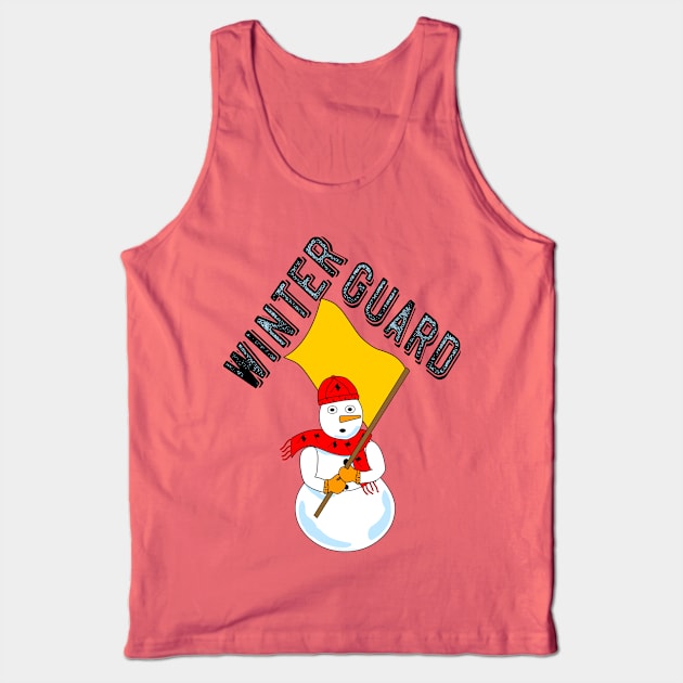 Winter Guard Snowman Tank Top by Barthol Graphics